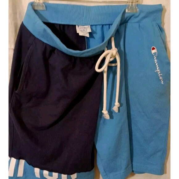 Champoin Men's Reverse Weave Sweat Short Active Blue Atlantic Lace-up Size 2XL - Picture 6 of 6